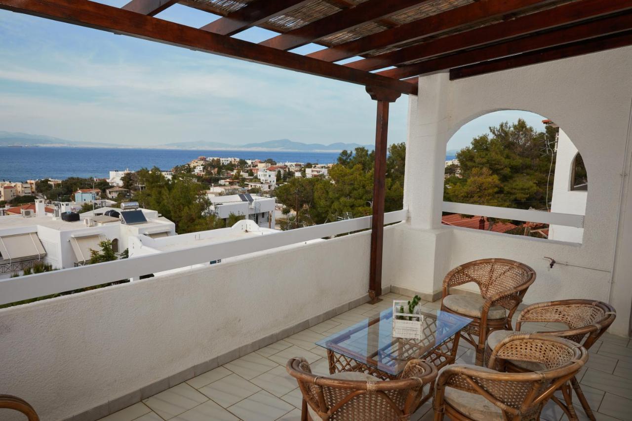 180° View To Sea Vila Vathí Exterior foto