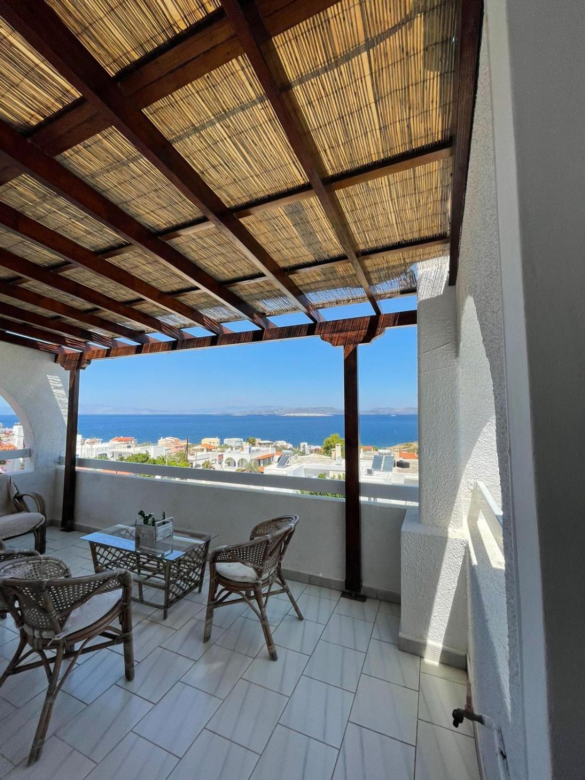 180° View To Sea Vila Vathí Exterior foto
